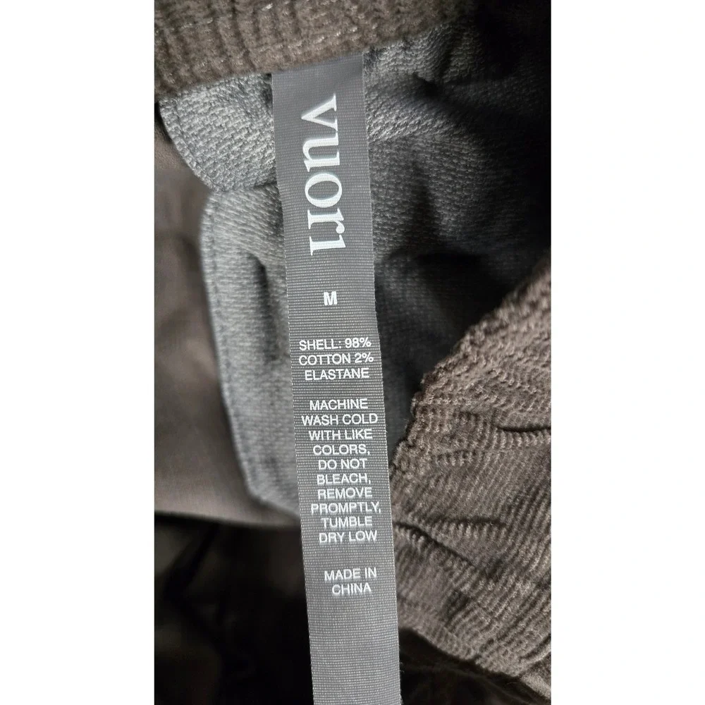 Vuori Optimist Corduroy Pants Stretch Slim Straight Brown‎ Gray Men's Size M